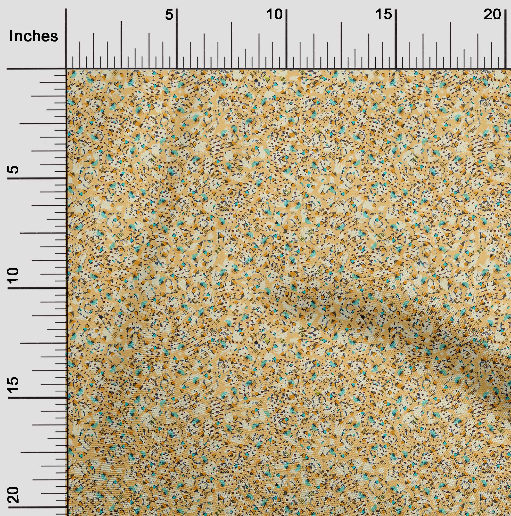 

oneOone Cotton Flex Light Pink Salmon Fabric Geometric Quilting Supplies Print Sewing Fabric By The Yard 40 Inch 42 Inch Wide - Viscose Chiffon