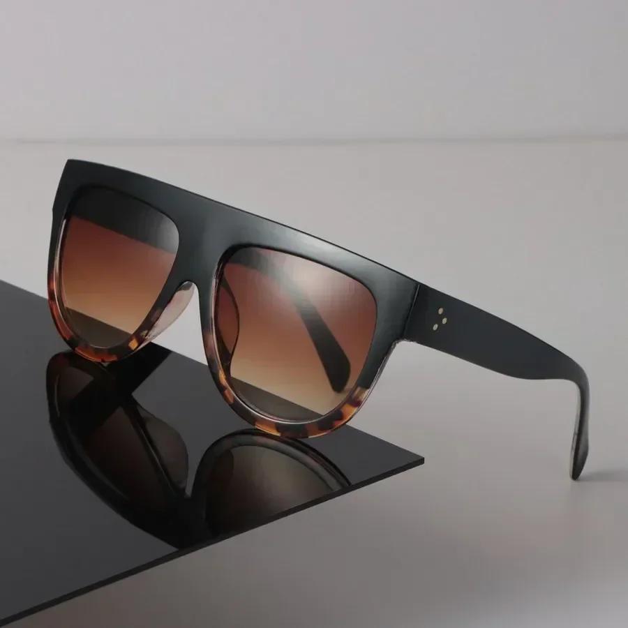 Sonnenbrille Damen Mode Herren Quadratisches Design Sonnenbrille Vintage Weiblich Männlich Kunststoffrahmen Stilvoll