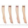 ASTIGU Below the of 3 Nude M [Atsugi] [Toe] Stockings, 5-toe, Knee, <Set Pairs> Women's, Beige,