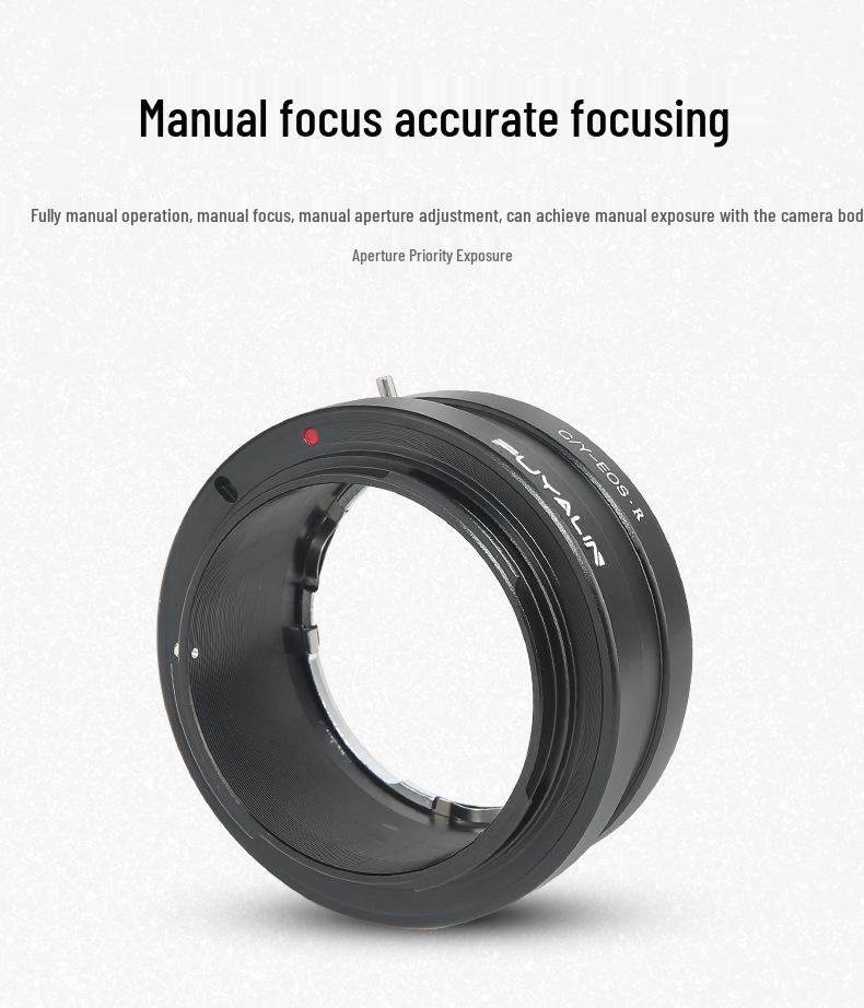 CY-EOS R Adapter: Compatible with Contax CY Lenses for Canon EOS R RF Full-Frame Mirrorless Cameras