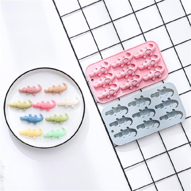9 Unit Crocodiles Designs Silicone Mold Food Safe Materials Mould For Cake Decorating Chocolate Molds