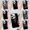 Gothic Witch Satan Phone Case For iPhone 17 Air 15 16e 14 13 Pro Max Coque 12 11 Pro Max PLUS Cover