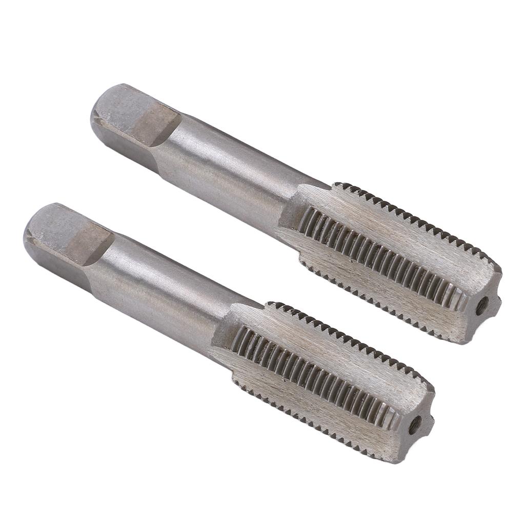 2Pcs Straight Flute Tap High Speed Steel Metric Hand Flute Tap Standard Screw Tapping ToolM14x1.5