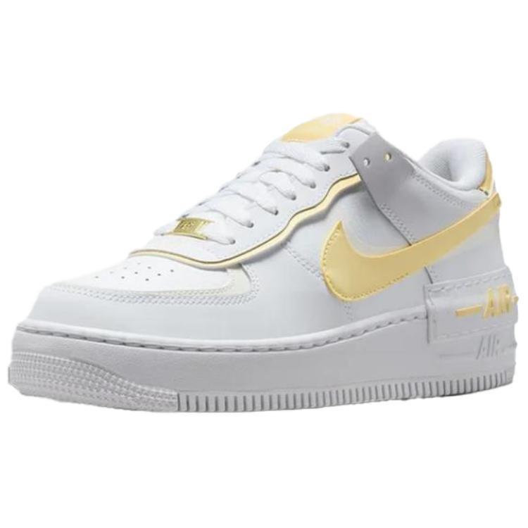 (WMNS) Nike Air Force 1 Shadow 'White Soft Yellow' Women's CI0919-122