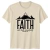 Faith Can Move Mountains Christian T-Shirt Matthew 17:20 Tee