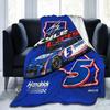 Kyle Larson 5 All Season Fleece Blanket Throw Ultra Soft Flannel Blanket Digital Printed Premium Fluffy Microfiber Fleece