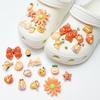 1set New Flower Bow Shoes Decoration DIY Removable Shoe Buckle Personalized Shoe Charms Set Fashion