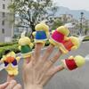 Finger Plush Puppet Set With Soft Short Plush For Toddler Early Education Doll