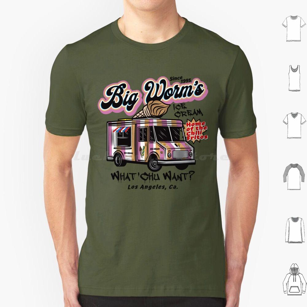 Big Worms Ice Cream Friday Movie T Shirt Men Women Kids 6xl Big Worm Ice Cream 90s Movies Big Worm Chris Tucker Comedy Film S