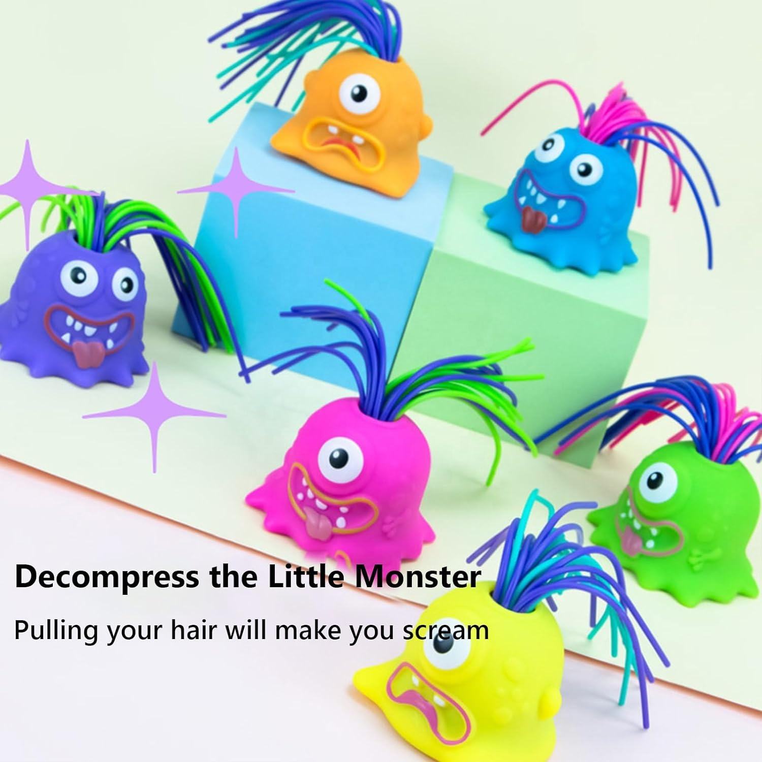 Веселая игрушка-монстр для выдергивания волос — фото 23