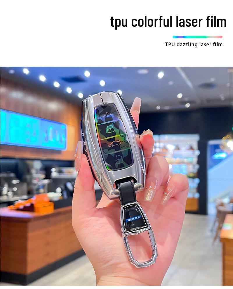 Compatible Metal Buckle Key Cover for Great Wall Haval: H2S, M6, F5, F7X, Big Dog, Divine Beast, Fierce Dragon, Dragon Max, Owl