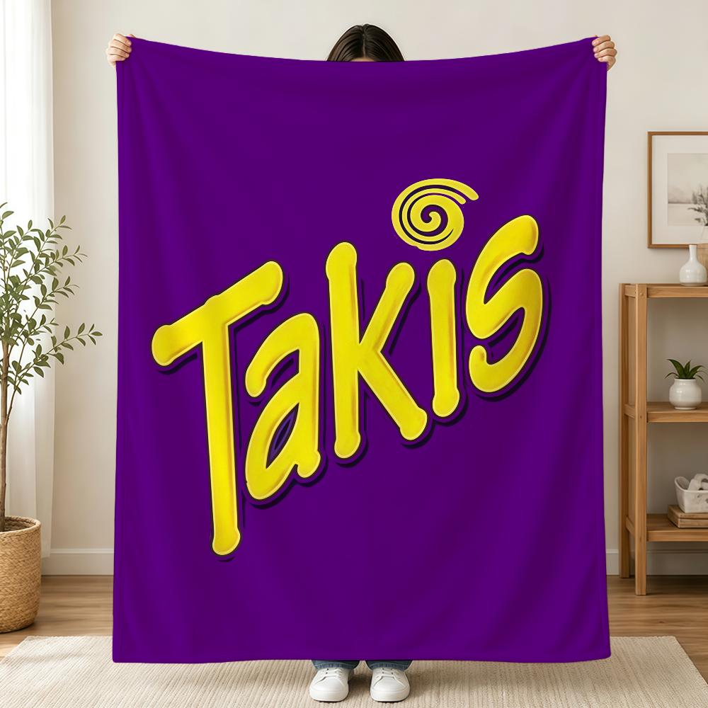BB Design T-TakisS Blanket Printed Flannel Soft Warm Cozy Season Nap Bed Sofa Travel Camping Gift Adults Kids