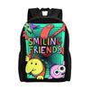 Smiling Friends Cartoon Backpack for Kids Girls Boys Lightweight Backpacks Bags for Toddlers Daycare