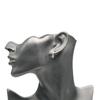 TIFFANY&Co. teardrop Piercing Pt950Platinum/diamond 4.75g Women Used