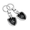 Car Universal Metal Keychain Keyring Accessories For Mitsubishi Lancer 10 Xpander Pajero 4 Montero V73 Triton Evolution Evo