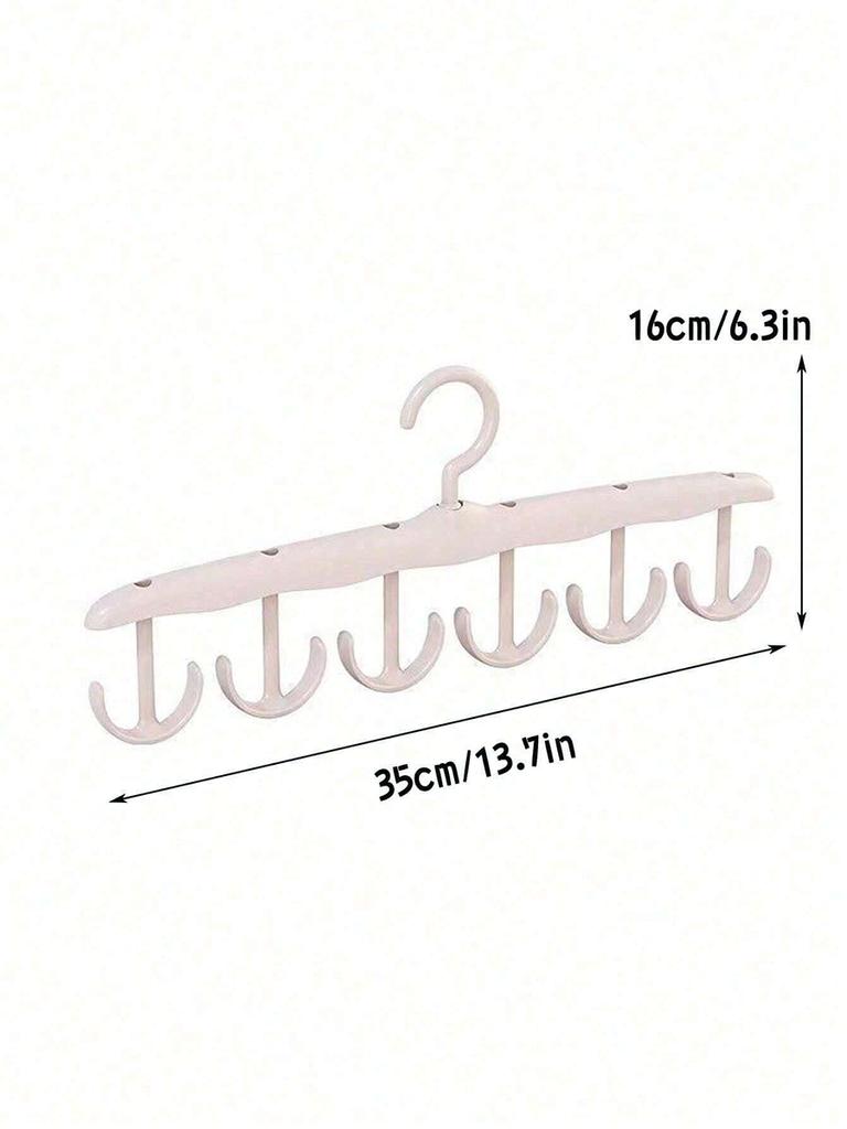 12 Hook Rotatable Hook Hanger,Underwear Sling Wave Drying Hanger, Multi-Functional for Home Dormitories,Storage Organizer a Gift