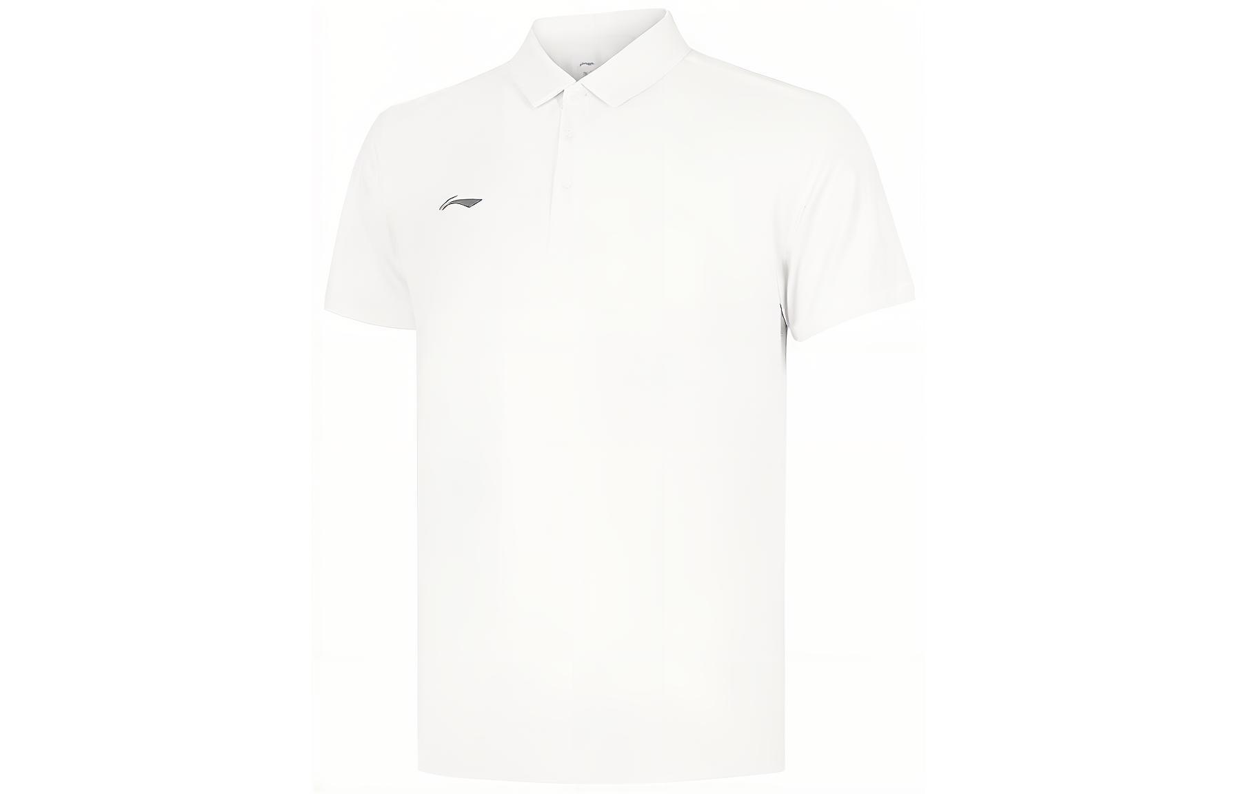 Li Ning Polo Shirt Men s Standard White APLU189-1 S