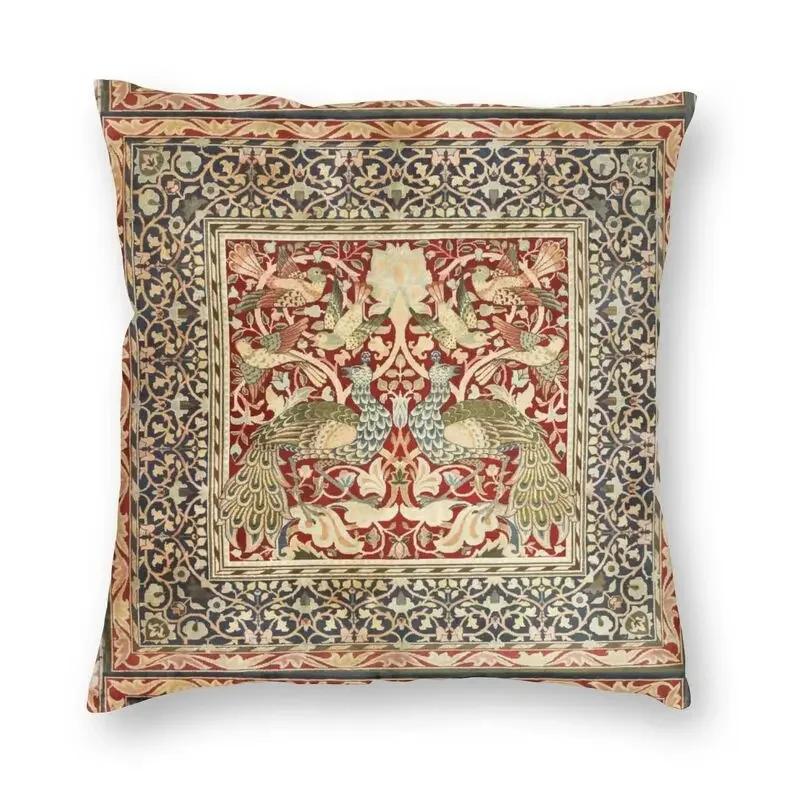 Vintage Floral Cushion Cover 40x40cm Velvet Modern Pillow Cases for Sofa