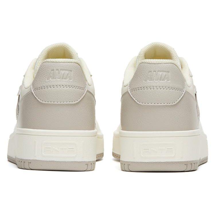 Anta Life Series Zero Feel Non-Slip Shock Absorbing Durable Low-Top Sneakers Men Sneakers Gray White 912318060-2