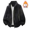 Men's Winter Thickened Leather Pilot Jacket - Di Yu Shen Long Plush Motorcycle Top