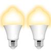 LED Light Bulb, E26 Base, Motion Sensor, Warm White, Equivalent To 60W Incandescent Bulb, 7W, 700lm, with Light Sensor, Automatic OnOff, High
