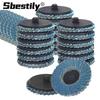 2/10pcs 50mm Flap Disc 2 " Polishing Disc Quick Change Rotary Tool for Metal Rust Removal Wood Abrasive Paint Cleaning Abrasive