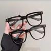 NEW Blue Light Blocking Glasses Women Square-framed  Fashion Computer Glasses Men Clear Black Frame Anti Radiation Filter Glasse
