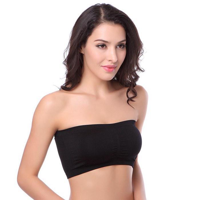 European and American Plus Size Seamless Anti-exposure Bandeau Bra