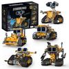 5-in-1 robot programming remote control building blocks, transformable robot model ornaments, children's holiday gifts, DIY toys