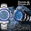 Daniel Douglas Automatic Analog Gold and Silver & Men's Watch, DD8812, (Blue)