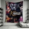 Dead by Daylight Wall Hanging Printed Fabric Blanket Decorative Tapestries for Bedroom Living Room Home Decor