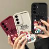Santa Claus Snowman Print Phone Case For Samsung S24 Ultra S23 S22 S21 Plus S20 FE A55 A35 A54 A53 A52 A34 A14 Christmas Shockproof Soft Phone Cover