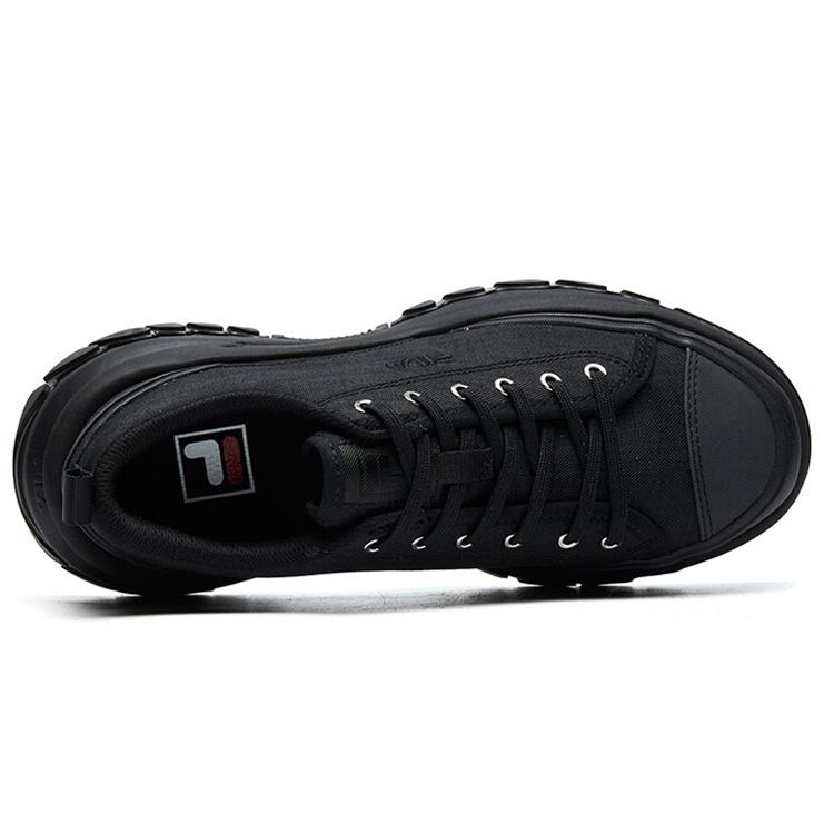 New FILA Lava Wear Resistant Low Top Casual Shoes Women's Black F12W124155FBK