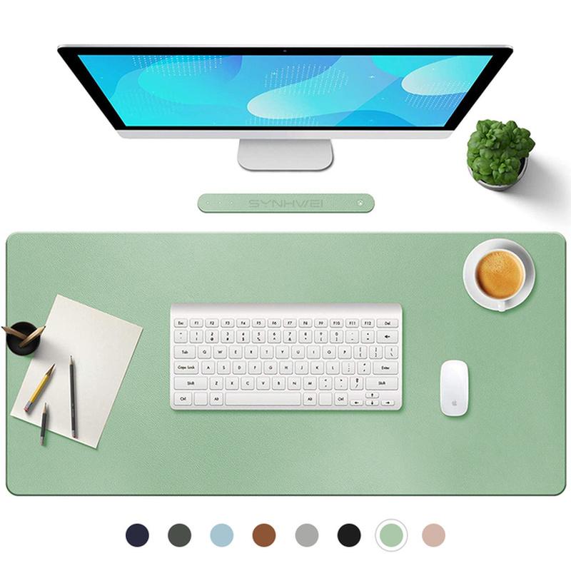 Große Größe Büro Schreibtisch Schutz Matte PU Leder Wasserdichte Maus Pad Desktop Tastatur Schreibtisch Pad Gaming Mousepad PC Zubehör