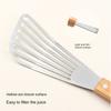 Wooden Handle Fish Frying Shovel Stainless Steel Flipping Frying Spatulas  Cooking