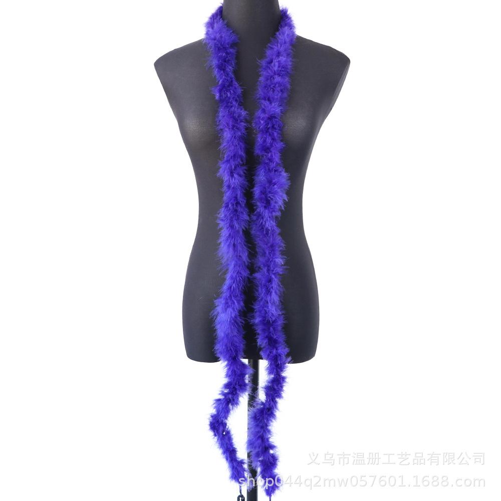 11G Flat Top Clothing Accessories Diy Material Turkey Plush Strip Scarf Crafts Accessories New