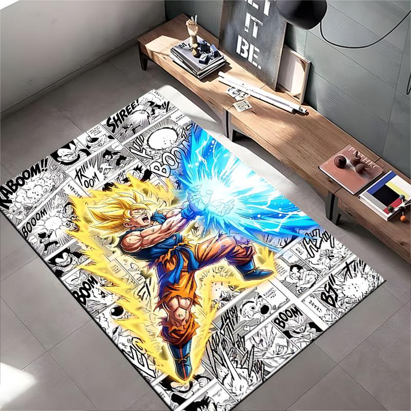 Super Saiyan Goku Energy Blast Suitable As a Non-slip Mat for the Living Room or Bedroom Sofa