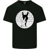 Funny Rock n Roll Salute Rabbit Silhouette Kids T-Shirt Childrens