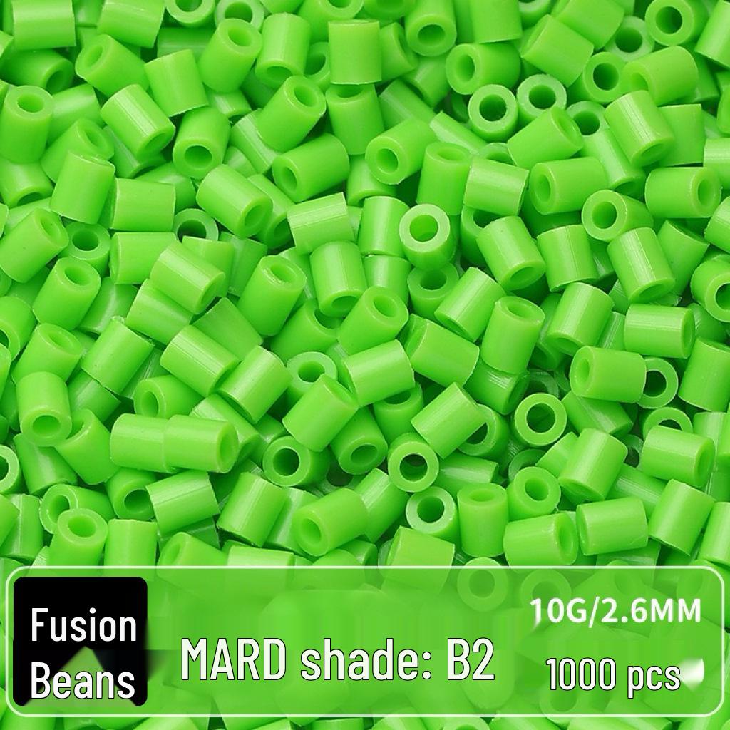 Confezione di Ricarica Perline Termofusibili da 264 Colori - 1000 Perline, 2,6 MM, Materiali per Puzzle 3D Fai da Te
