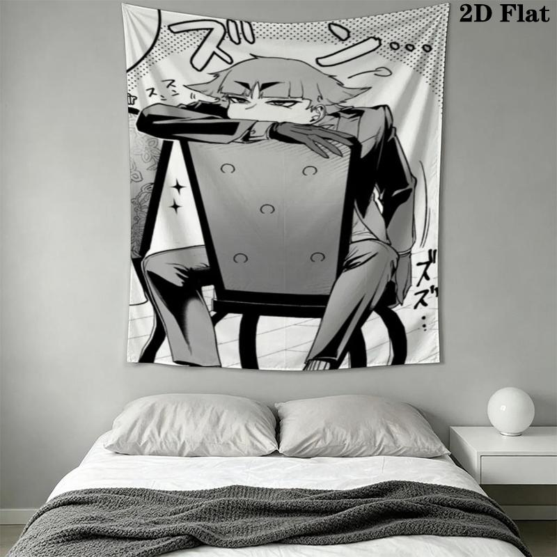 Iruma kun Wall Tapestry Aesthetic Wall Hanging Printed Fabric Blanket Decorative Tapestries for Bedroom Living Room Home Decor