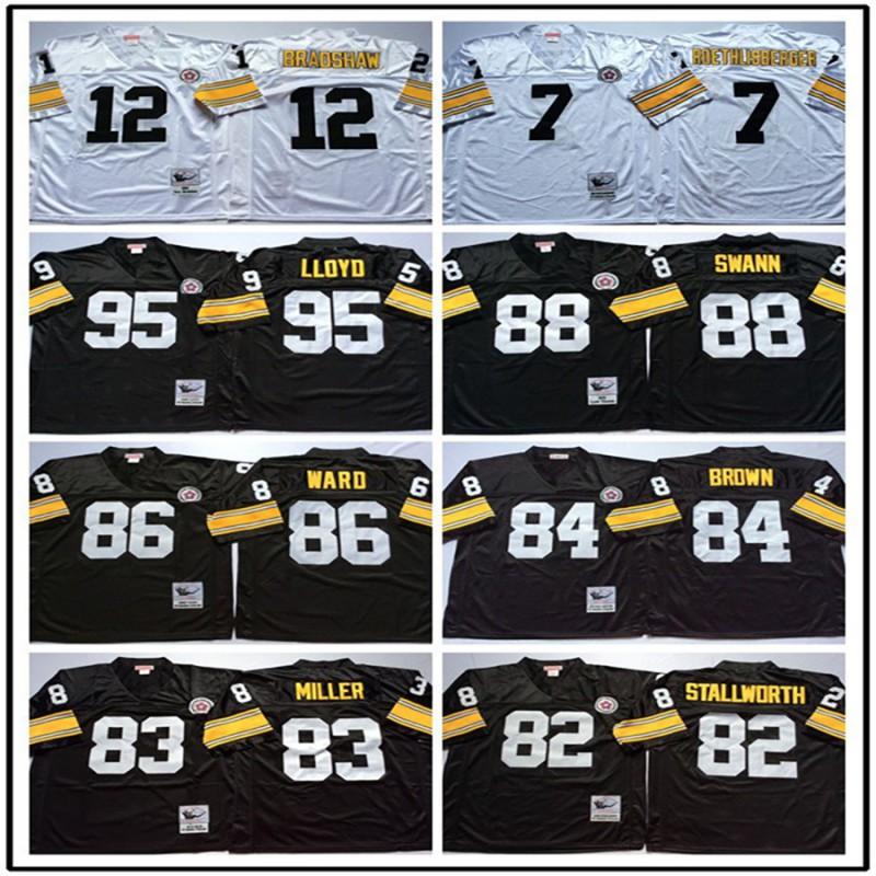Pittsburgh Steelers NFL Camiseta Retro Hombre Mujer Algodón Camiseta Deportiva Ropa para Aficionados Fútbol Rugby Juego de Entrenamiento Ropa