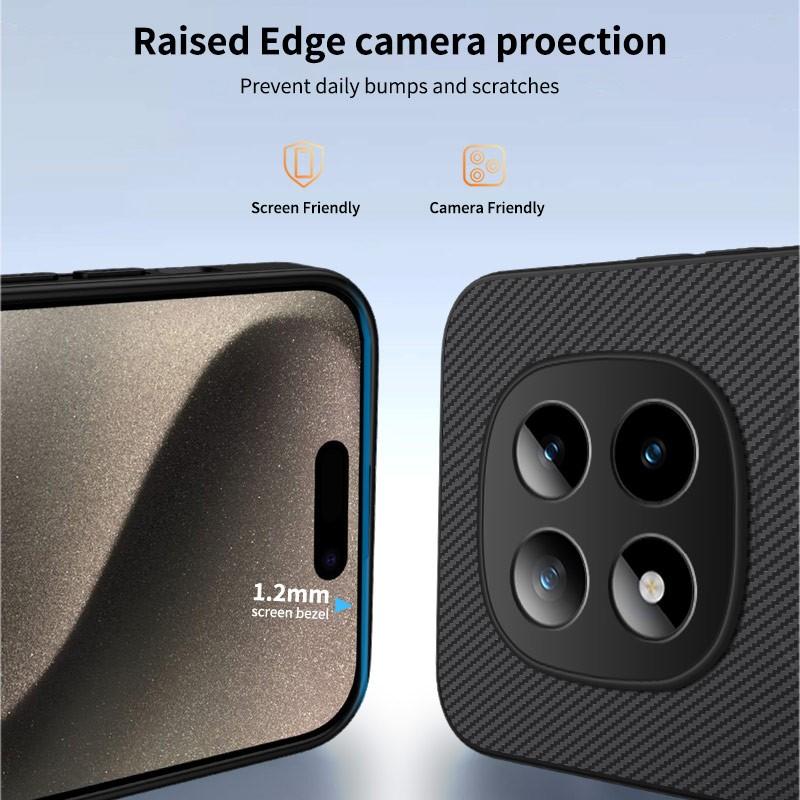 For Xiaomi Poco M8 Pro Case for Poco X8 Pro Max C71 M7 X6 X7 F3 F6 F7 F8 Pro Ultra Magnetic Carbon Fiber Texture Phone Cover