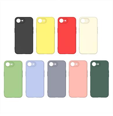 Handyhülle für iphone 16e Flüssigsilikon Fundas iphone 16e Weiche Luxus Stoßfeste Hüllen