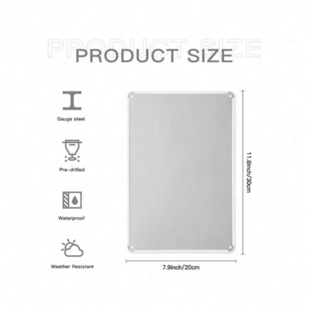 Metal Wall Poster Black Parcel Sign For Warehouse