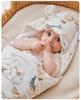 Large Cotton Swaddling Blanket for Baby & Newborn, Removable Liner, Dual-Use for Autumn/Winter, Washable, for Children.
