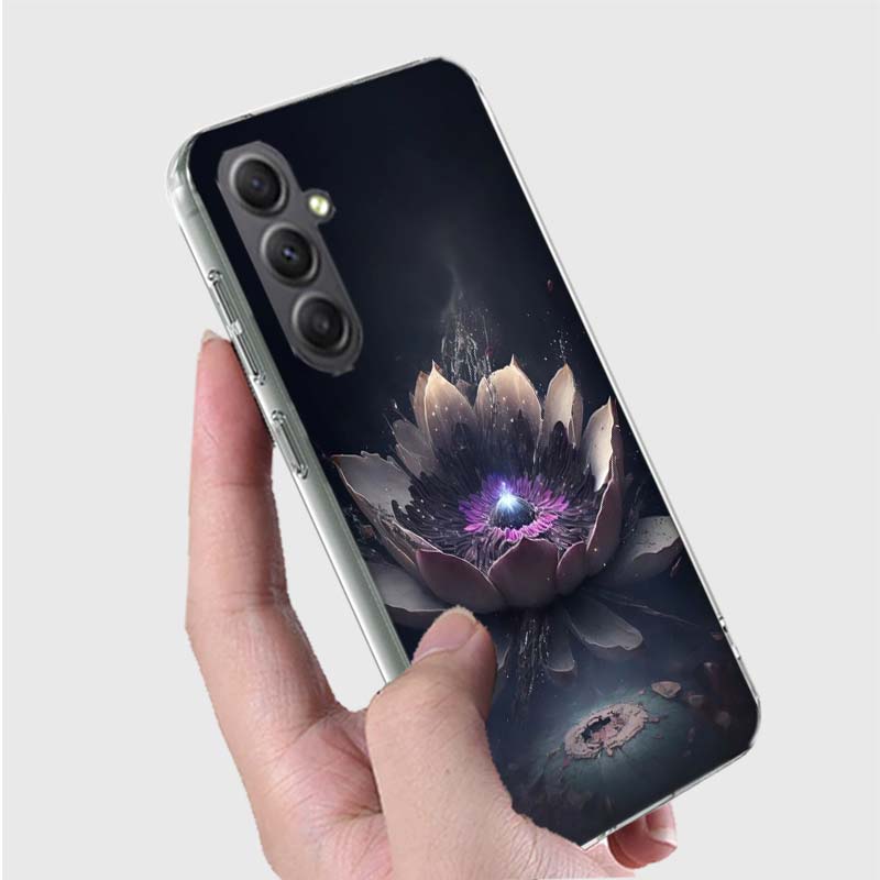 Buddhist Fire Lotus Phone Case for Samsung A16 A26 A36 A56 A17 A37 A57 A07 A06 A02S A03 A04S A05S Galaxy Note 20 10 A50S A71 A51