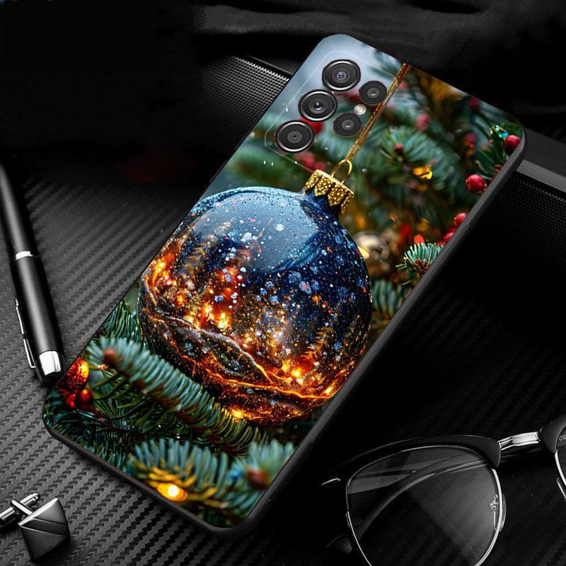 Phone Case For Samsung Galaxy S25 S24 S23 S22 S21 Ultra S24 S23 S22 S21 S25 Plus S24 S25 FE Christmas Tree Light