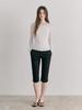ETMON Halter Shirring T-Shirt, White