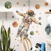 Cartoon Dream Astronaut Planet Wall Stickers Children'S Room Background Decals Bedroom Home Decor Mural