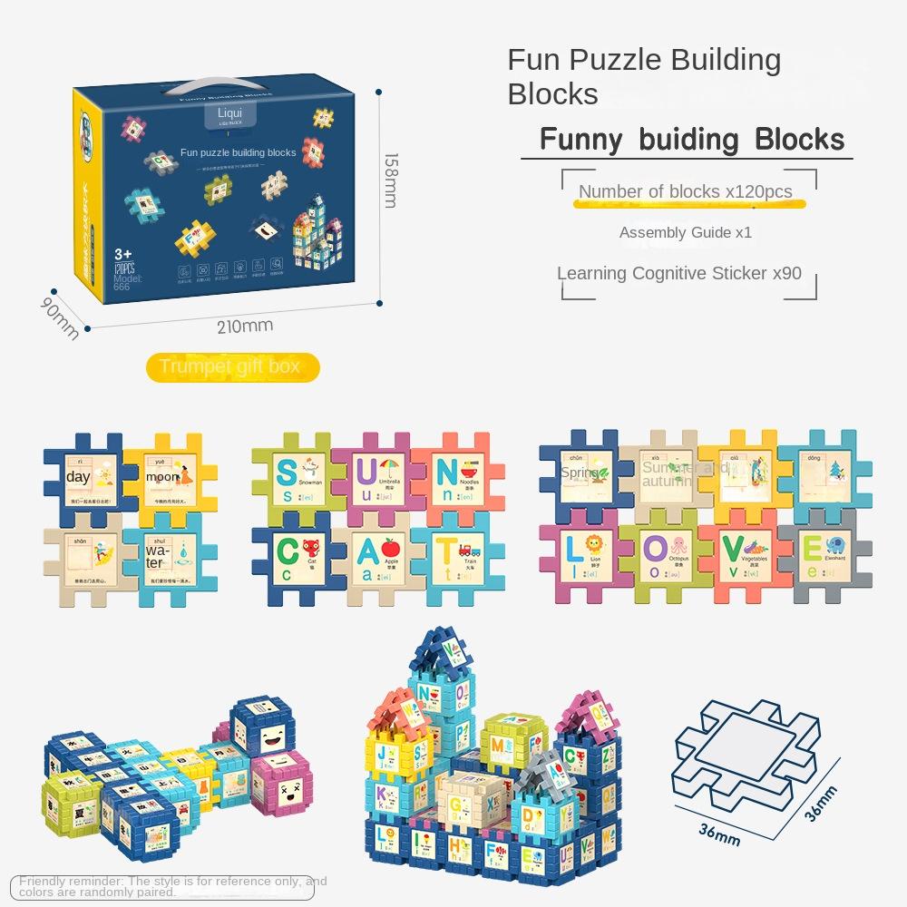 DIY Educational Building Blocks Toy Set for Kids Party Favors Kindergarten Rewards Goodie Box Creative STEM Puzzle Gift
